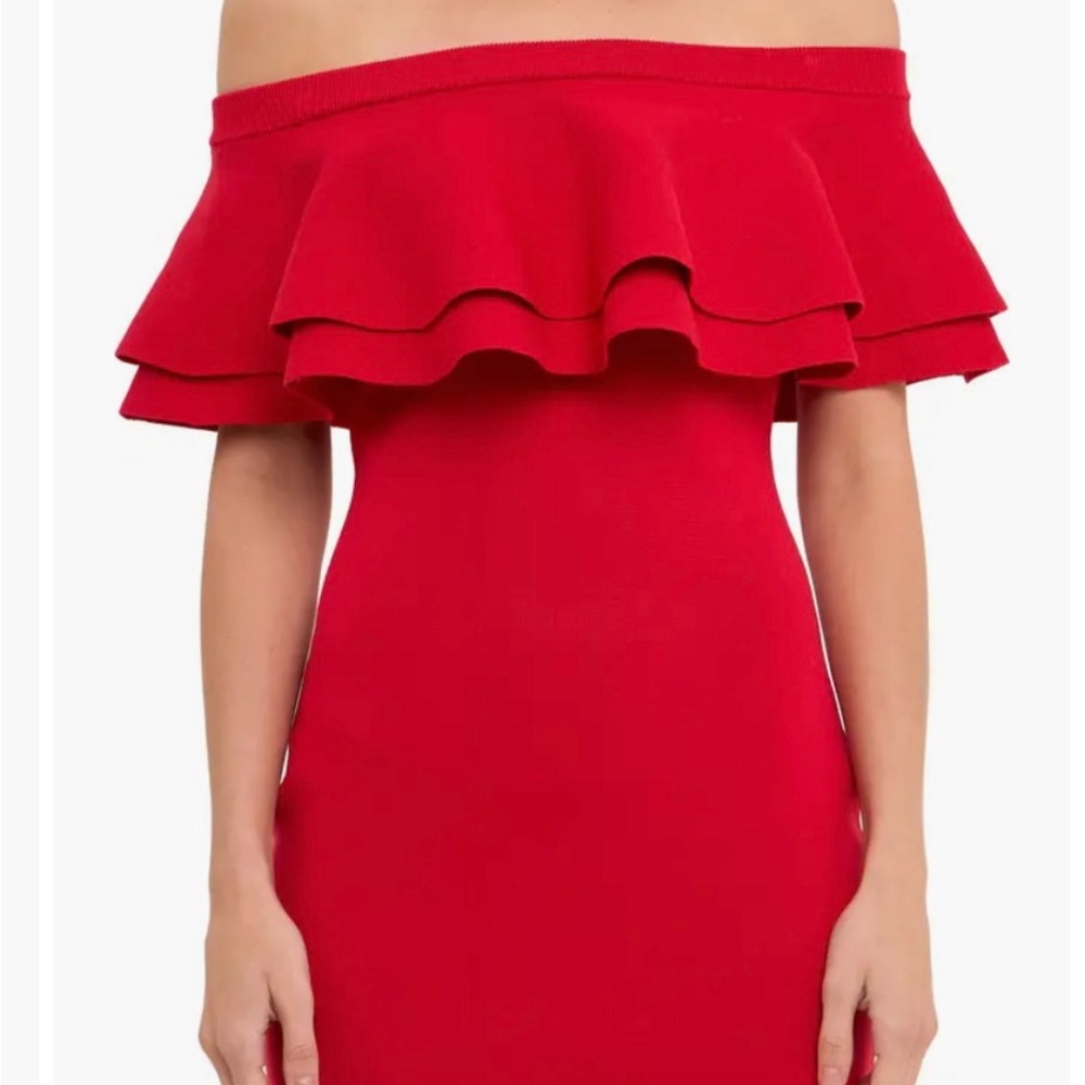 NWT Endless Rose Ruffle Mini Dress